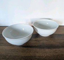 Thomas Trend Weiß 2 x mittlere Servier Salat Schüssel ∅ 22 cm
