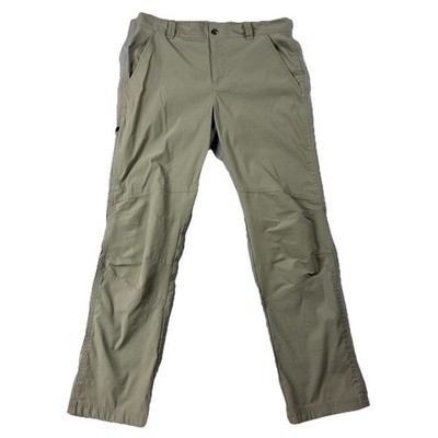 Columbia Omnishield Nylon Hiking Pants Khaki Tan Men s 32 X 30 Gorpcore Camping