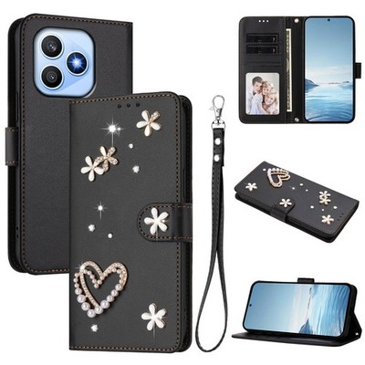 For Motorola Infinix Diamond Love Wallet Case Flip Stand Leather Phone Cover Hot