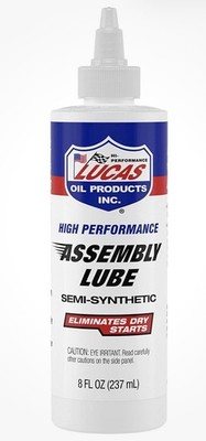 Lucas Oil 10153 High Performance Assembly Lubricant Semi-Synthetic - 8 oz