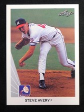 1990 LEAF STEVE AVERY Rookie RC #481