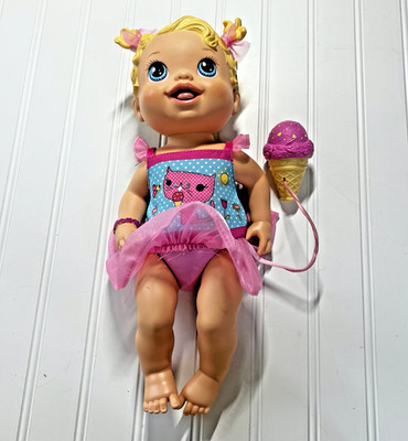 Baby Alive Yummy Treat Baby Doll Ice Cream Cone 2012