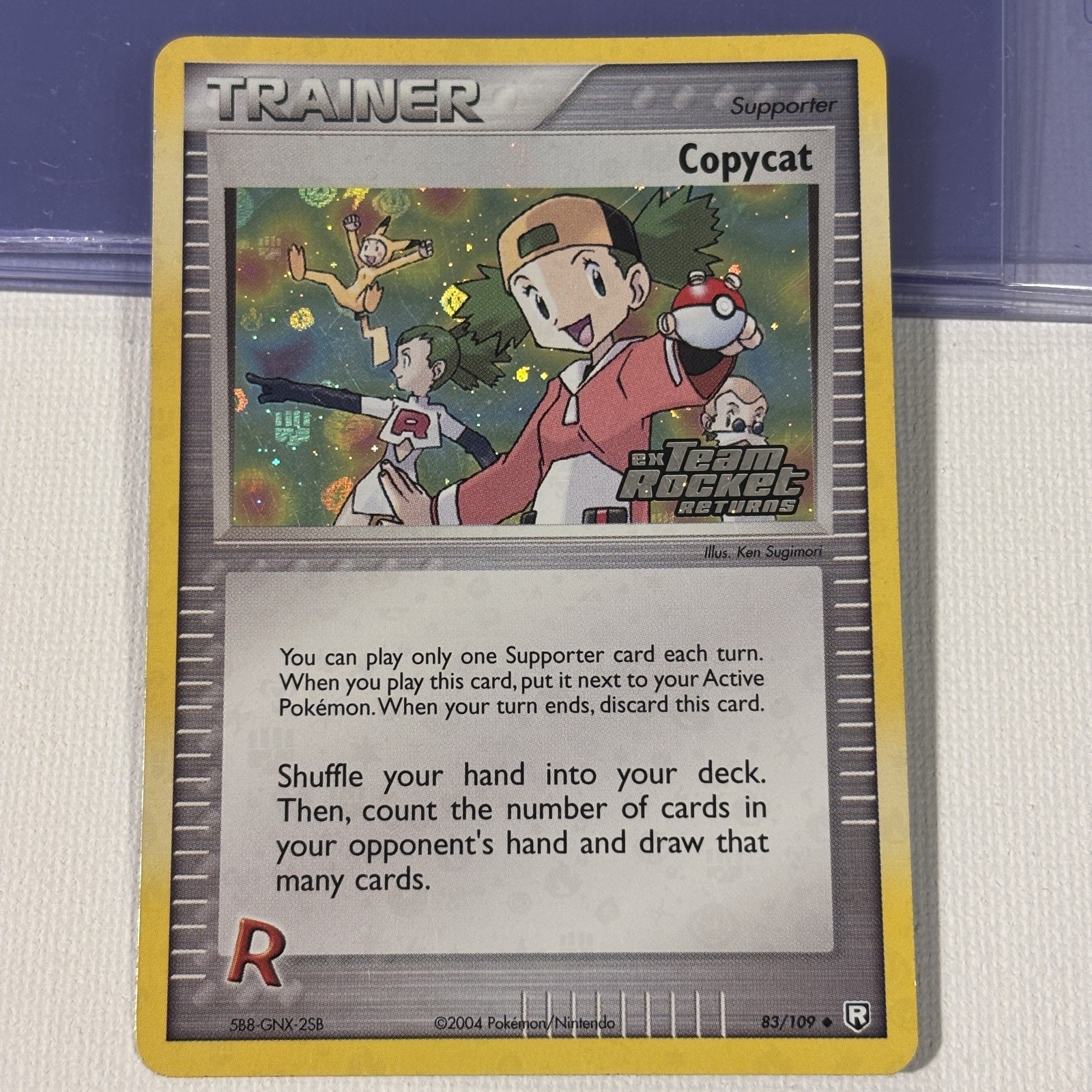 Copycat #83 Reverse Holo Pokémon Ex Team Rocket Returns Stamped NM