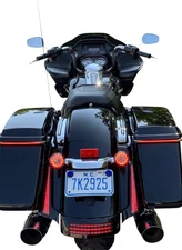 NEW Custom Dynamics LED Fascia Panel Lights, BLK/Smoke FLHX, FLHXS, 2040-2511 *