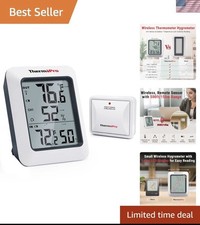 Thermopro TP60 Digital Hygrometer Indoor Outdoor Thermometer Wireless 500F Range