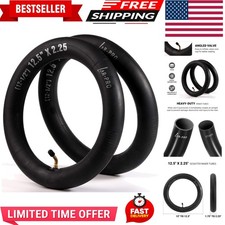 2 Pack Scooter Replacement Inner Tubes - 12.5" x 2.25" Inner Tubes with Angle...