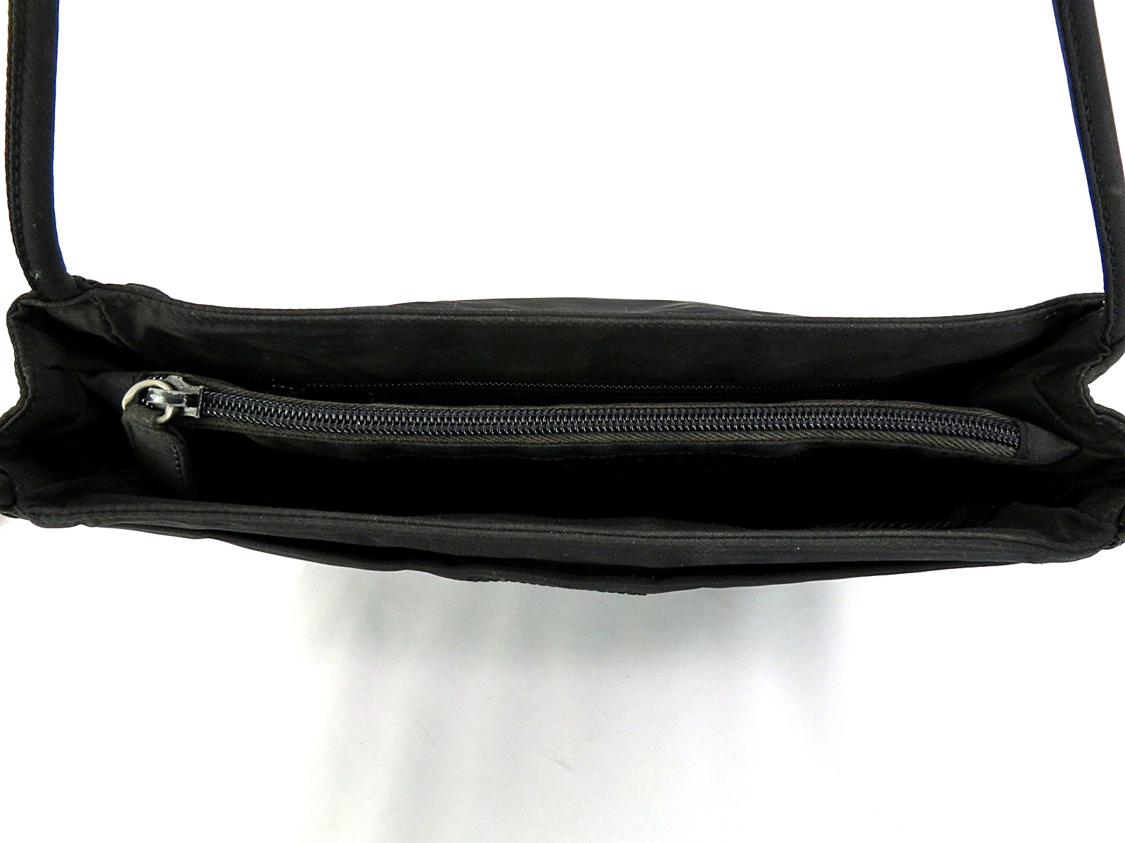 Authentic PRADA Black Nylon Tote Bag Purse #62714 thumbnail 13