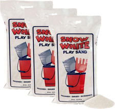 Large 50 Pound Play Sand, Finely Graded, Fully Washed and Easy to Use for Childr