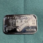 1987 SilverTowne Graduation Bar 1 Troy Oz .999 Fine Silver Bar Vintage