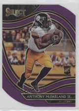2020 Panini Select Field Level Purple Prizm Die-Cut Anthony McFarland Jr 5p5