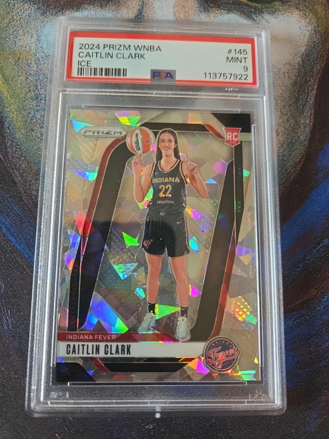 2024 Panini Prizm WNBA - Caitlin Clark #145 Ice Prizm (RC)