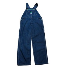 Liberty Overalls Mens Size 42x30 Jumper Carpenter Bib Denim Blue Cotton Workwear