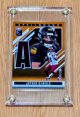 2025 Panini Donruss Elite Spellbound Orange /199 Jayden Daniels #9