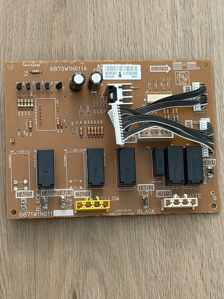 Genuine LG Range Oven Relay Board # 6871W1N011A AZ209946 | NR1771