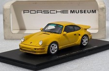 Porsche 911 (964) Turbo S 3.6 Leichtbau 1992 Yellow  1:43 Spark MP012 (14)