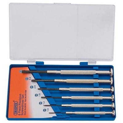 DRAPER ps1104 F Präzisions-Schraubendreher-Set Blau