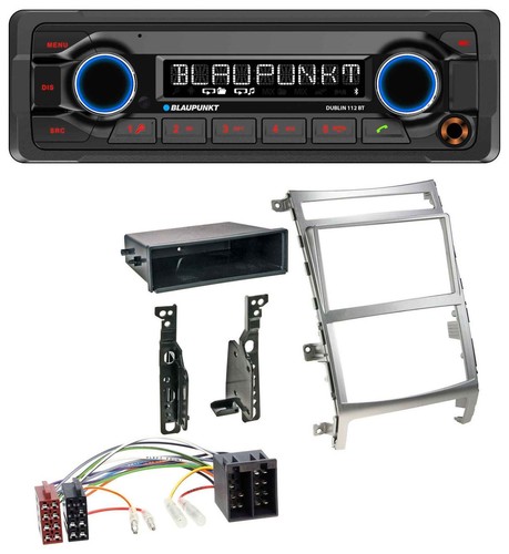 Blaupunkt MP3 Bluetooth USB AUX Autoradio für Hyundai ix55 (2009-2012) silber - Bild 1 von 9
