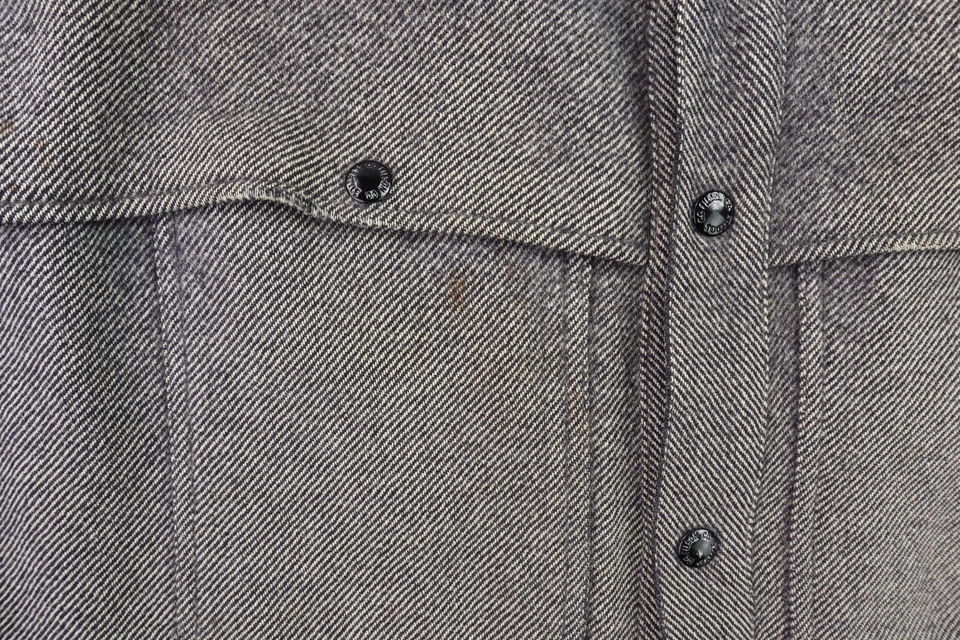 Chaqueta De Colección Filson EE. UU. Para Hombre 48 L Tweed Lana Estilo 95 Cruiser Rayas ANGUSTIADA Foto 3 de 4