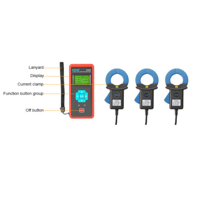Three-Channel Leakage/Current Monitoring Recorder 0mA-500A