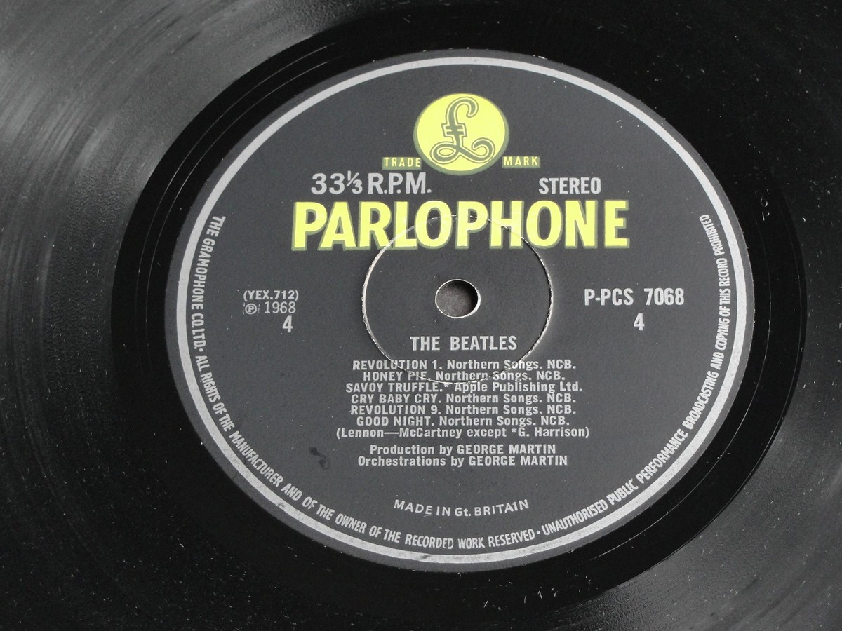 The Beatles White Album UK 1st Press Export British Invasion (2