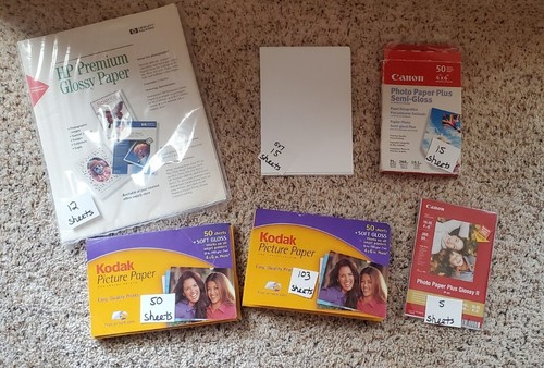 NEW ASSORTED INK JET PHOTO PAPER KODAK PREMIUM HIGH GLOSS 4X6, 5X7 & 8.5X11 - Picture 10 of 11