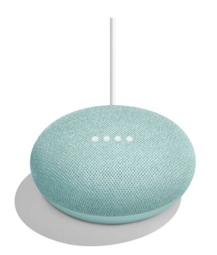 Google Home Mini (Aqua) ~ GREAT Condition, barely used
