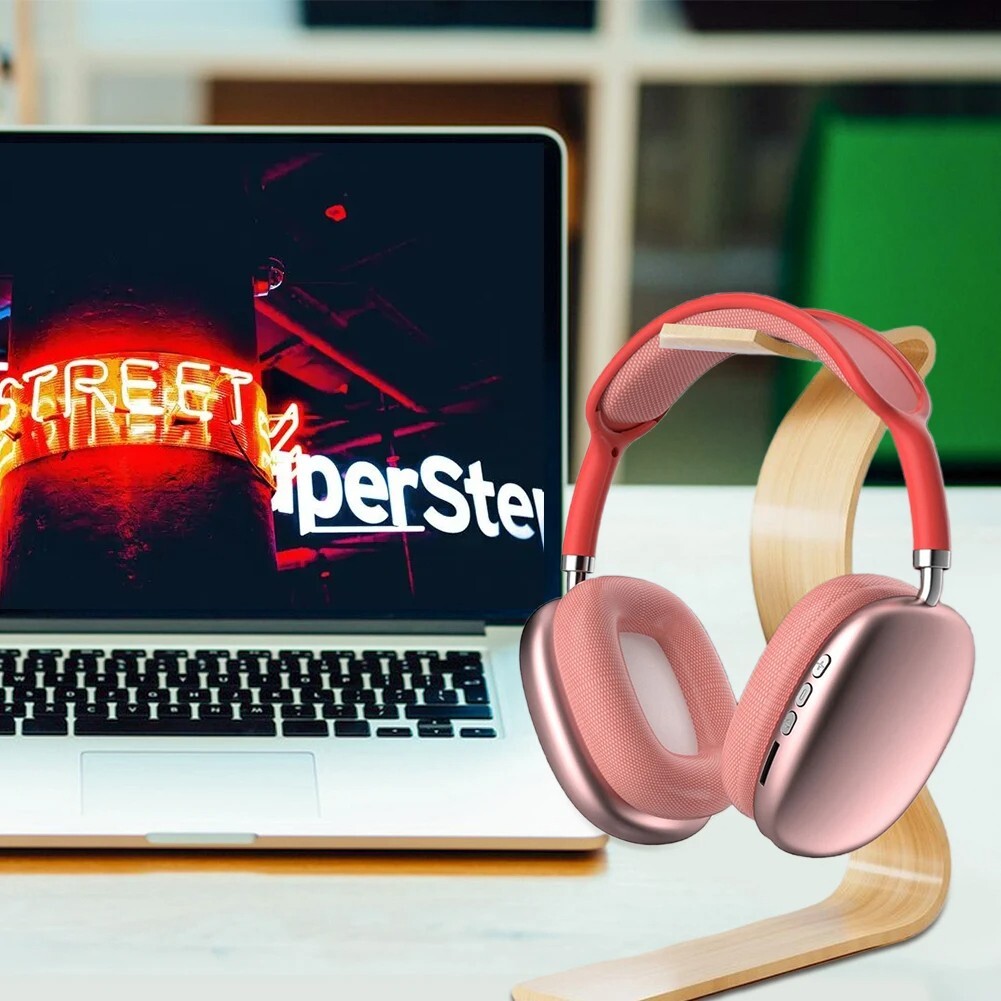 Gaming Headset Foldable Bluetooth5.0 Over-Ear Headphone Noise Reduction Automati-image