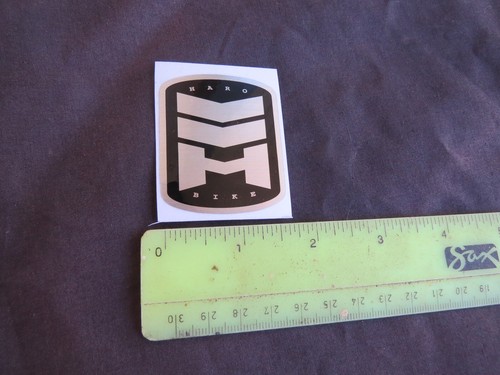 CALCOMANÍA INSIGNIA HARO REAL BMX PEGATINA RARA MASTER FREESTYLER SPORT RACING VINTAGE - Imagen 2 de 3
