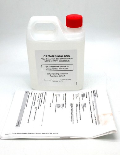 Grundfos 96586753 Kit Oil Ondina X420 1L Shell Ondina 919 Code 001E1425