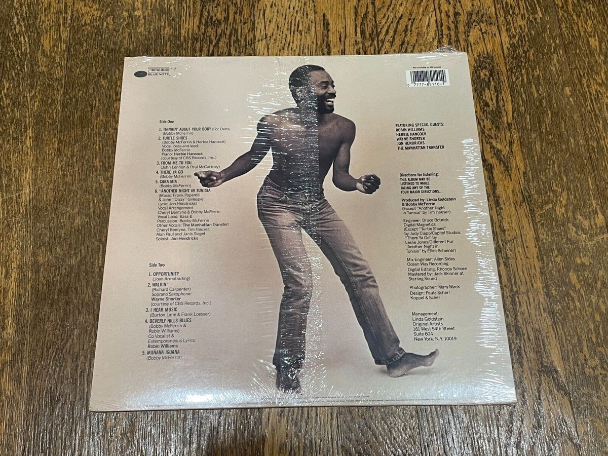 Bobby McFerrin SEALED LP - Spontaneous Inventions - Blue