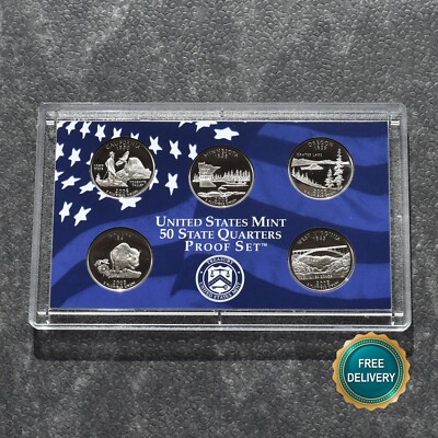 2005 S San Francisco 50 Mint State Quarters Set Dollar US USA PROOF PP