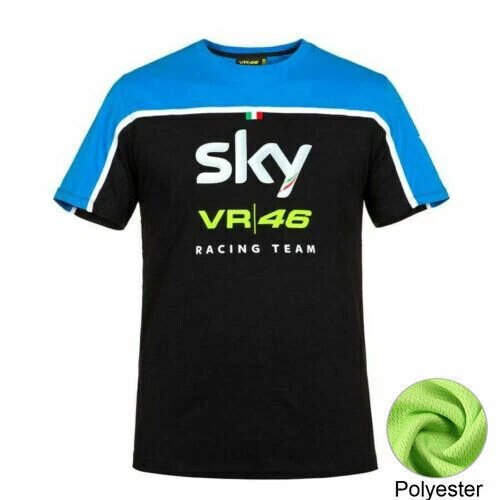 Für Herren VR46 Valentino Rossi Radfahren Motorrad Racing Training T-Shirts 2025 - Bild 12 von 29