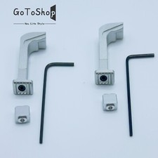 2 PK Extended Mag Release for Gen 1/2/3 Glock 17,19,22,26 Aluminum Silver