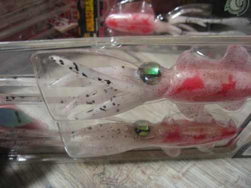2 ChaseBaits 7,9" Ultimate Calamari Profumati Big Game Esca da Pesca SQ200-06 Bottiglia - Foto 3 di 7