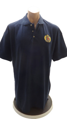 Blue Generation Herren Größe 2XL Marineblau Polo Shirt Mit / Tags Guardsmark