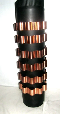 TRED-NOT Copper Stovepipe Heat Exchanger, Radiators 6" dia Stove Pipe reclaim set of 6