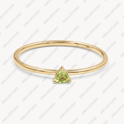 Natürlicher Edelstein Geburtsstein Ring Stapel Multi Form Edelstein Bandring 14k Gold - Bild 27 von 31