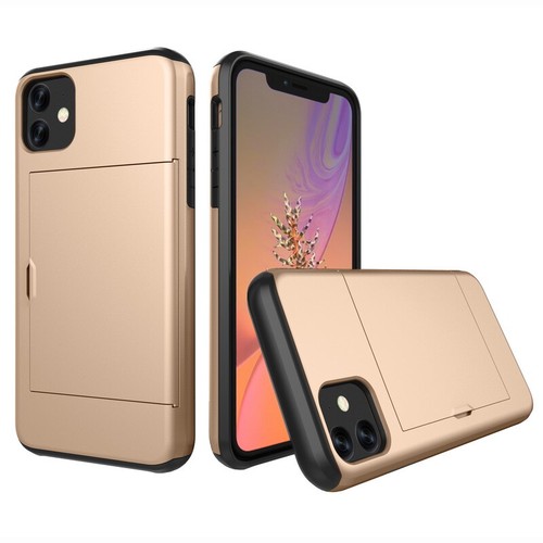 Shockproof Card Holder Hard Case Cover For iPhone 17 16 15 14 13 12 Pro Max 11 - Picture 18 of 22