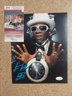 Flavor Flav Signed 8x10 Photo JSA COA Public Enemy Authentic Autograph