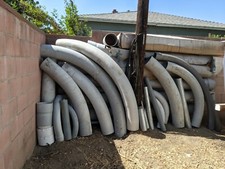 4" 6" 8" PVC Pipe Conduit Sch. 40 EMT, elbows, coupling, fitting bushing