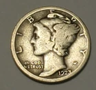 #4 Nicer Low Mintage 1923 P Mercury Dime