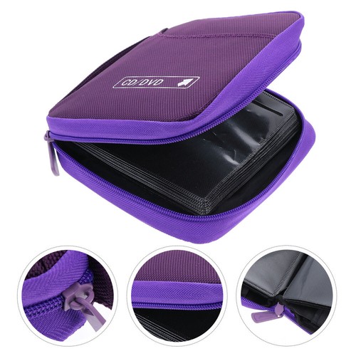 Shockproof DVD CD Storage Bag Practical CD Organizer Sturdy CD Organizer - Afbeelding 29 van 32