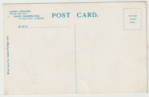 1900er DAVID MACBRAYNE RMS COLUMBA ROYAL ROUTE UNBENUTZT PPC WAHRSCHEINLICH EDWARDIAN - Bild 2 von 2