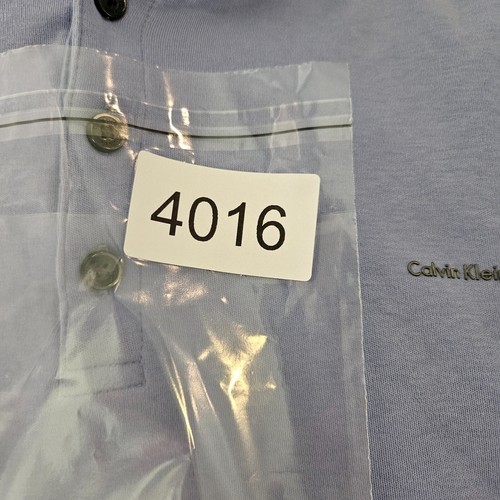 Calvin Klein Polo Shirt Men Size XL Logo Liquid Cotton Short Sleeve Purple - XL - Picture 12 of 12