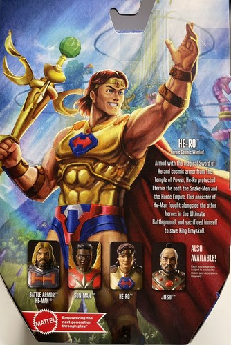 Mattel Masters of the Universe Modellino Masterverse He-Ro 7 - Foto 3 di 3