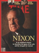 Time Magazine - April 2, 1990 - Nixon: Memoir - Defiant Lithuania - Art Heist