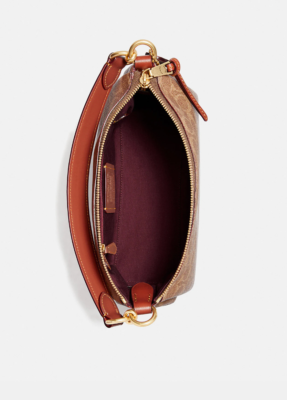 BN Coach 93847 Shay Crossbody Bag Signature Canvas /Leather Color