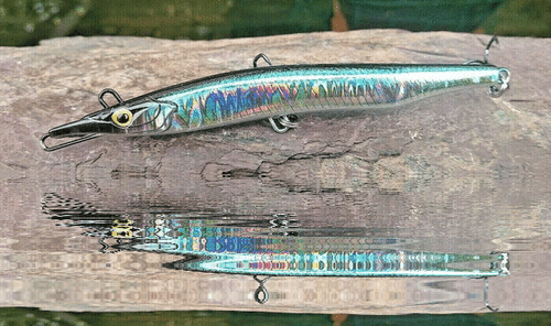 Bass Needle Garfish Lure 135mm 32g sinking long cast Slim Wobbling Pencil Fish - Picture 2 of 31