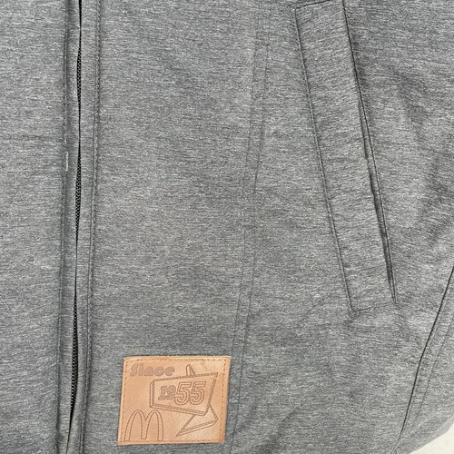 Timeless Elements for McDonalds Puffer Vest Adult Small Employee Gray Full Zip - Picture 4 of 7