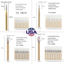 Fresas dentales de metal duro para corte y acabado FG7901 /FG7902 /FG7408 AZDENT